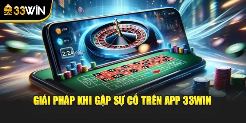 Giải pháp khi gặp sự cố trên app 33win