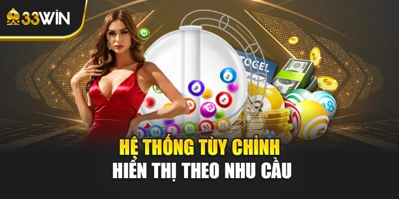 Hệ thống tùy chỉnh hiển thị theo nhu cầu